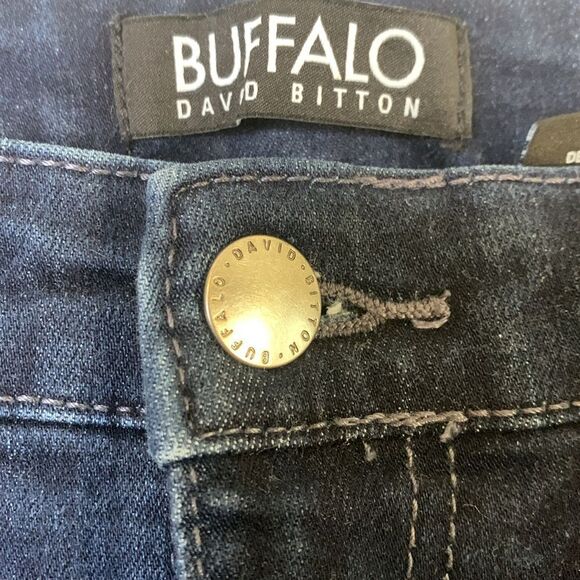 Buffalo David Bitton Women's ALYSSA, Navy Straight Leg Jeans, size 4 - Picture 2 of 13
